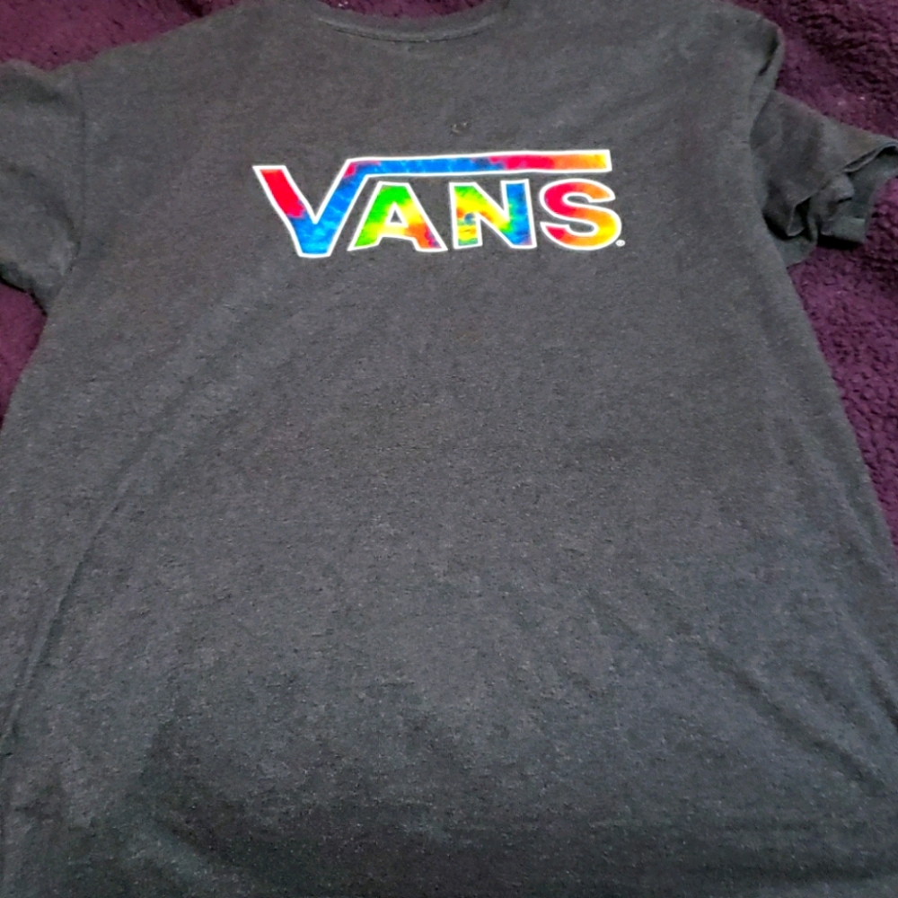 Vans tie dye shirt